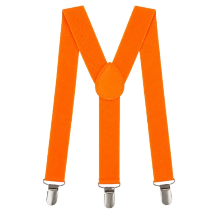 Bretels neon oranje