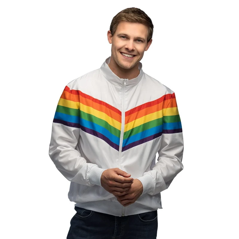 Trainingsjasje Vintage Rainbow Dude