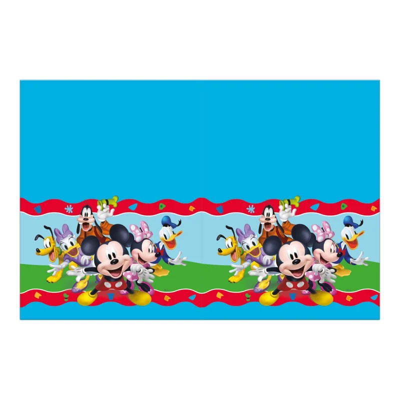 Mickey Mouse plastic tafelkleed Rock the House 120x180cm