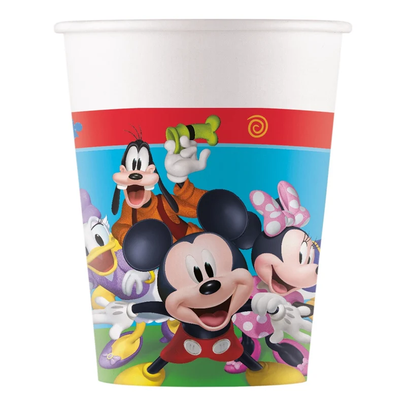 Mickey Mouse papieren bekers Rock the House 200ml 8 stuks