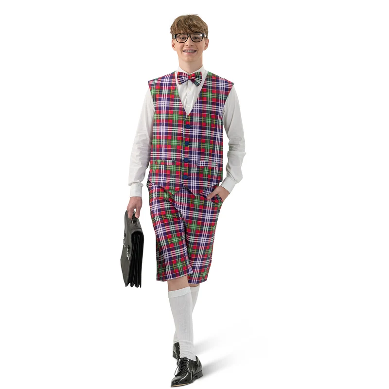 Nerd / schooluniform pak Nigel