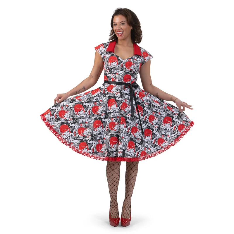 Rock 'n Roll jurk dames Lilly