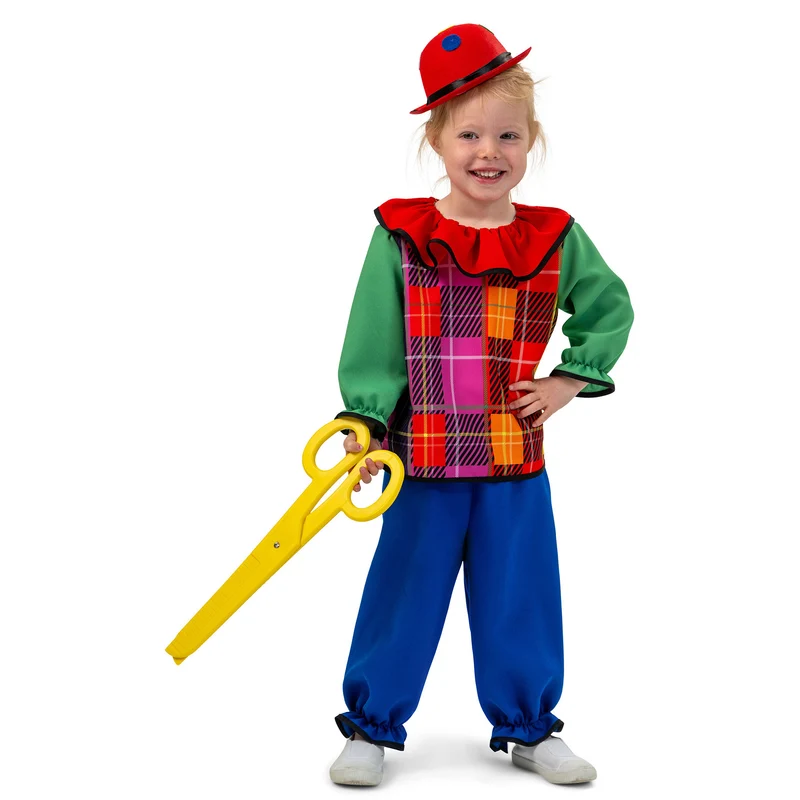 Regenboog clownspak kind
