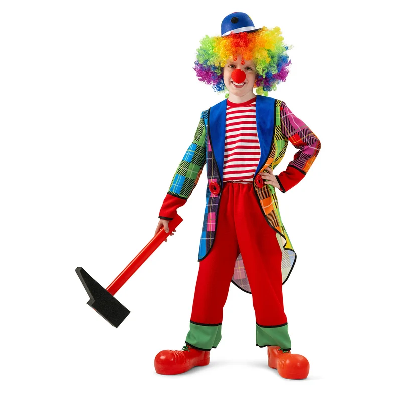 Regenboog Clowns pak kind Ritchie