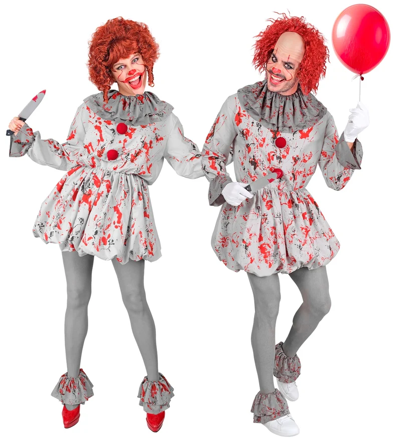 Vintage killer clown kostuum Guus volwassenen IT