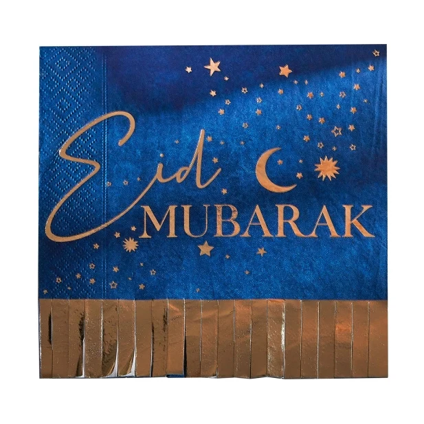 Eid Mubarak papieren servetten 33x33cm 16 stuks