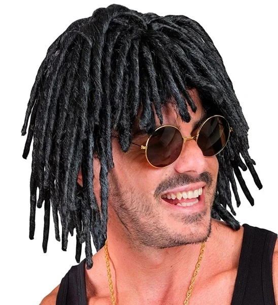Gullit pruik dreadlock zwart