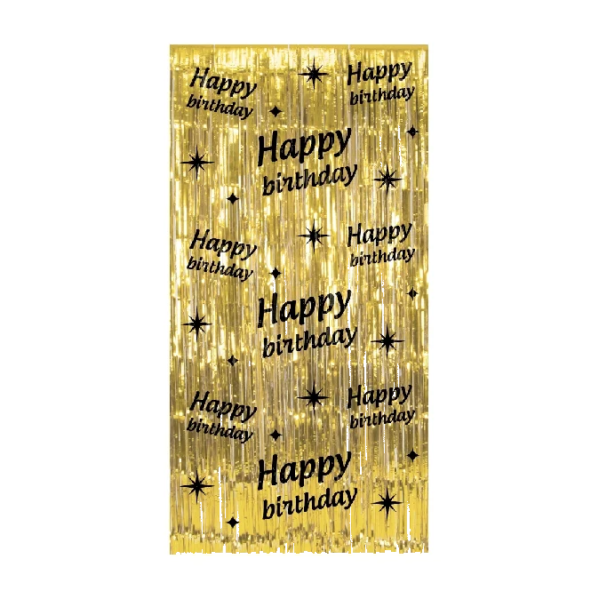 Deurgordijn Happy Birthday 200 x 100 cm