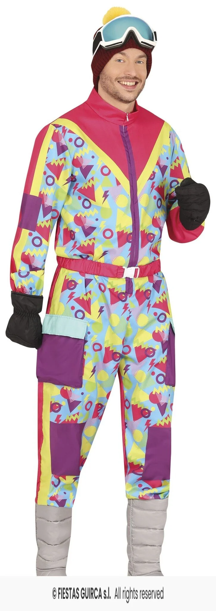 Foute Ski Overall Happy Heren