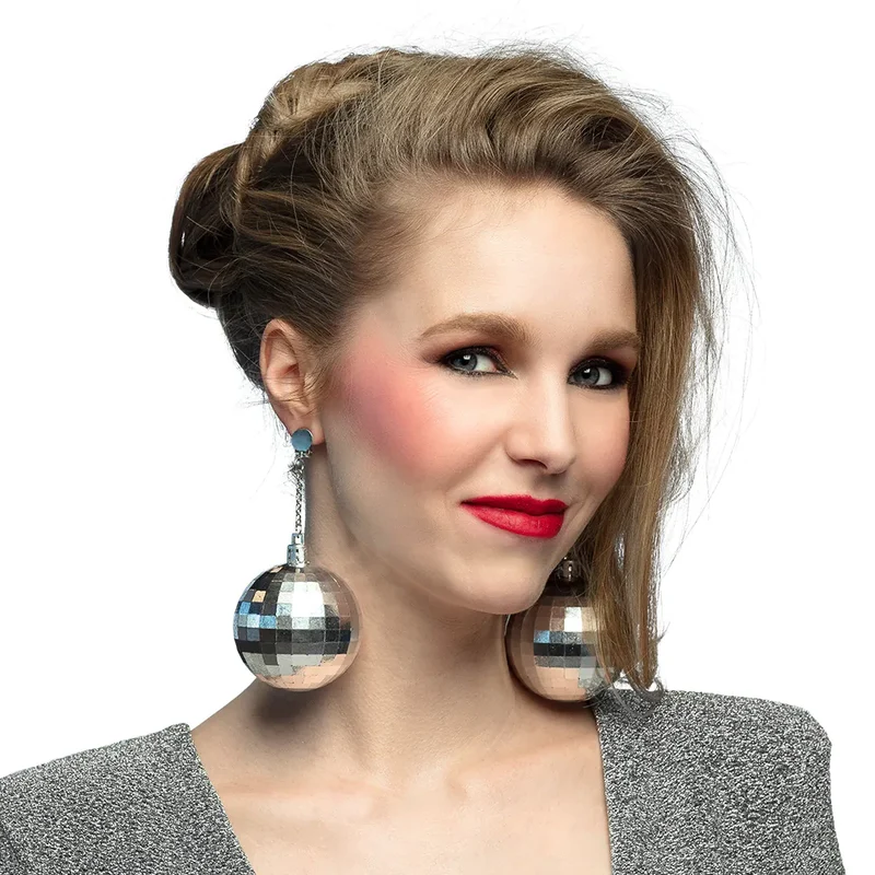 Oorbellen Discobal Zilver