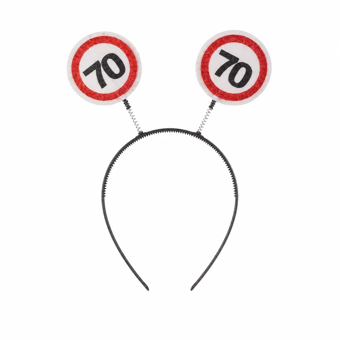 Diadeem 70 jaar rood/wit