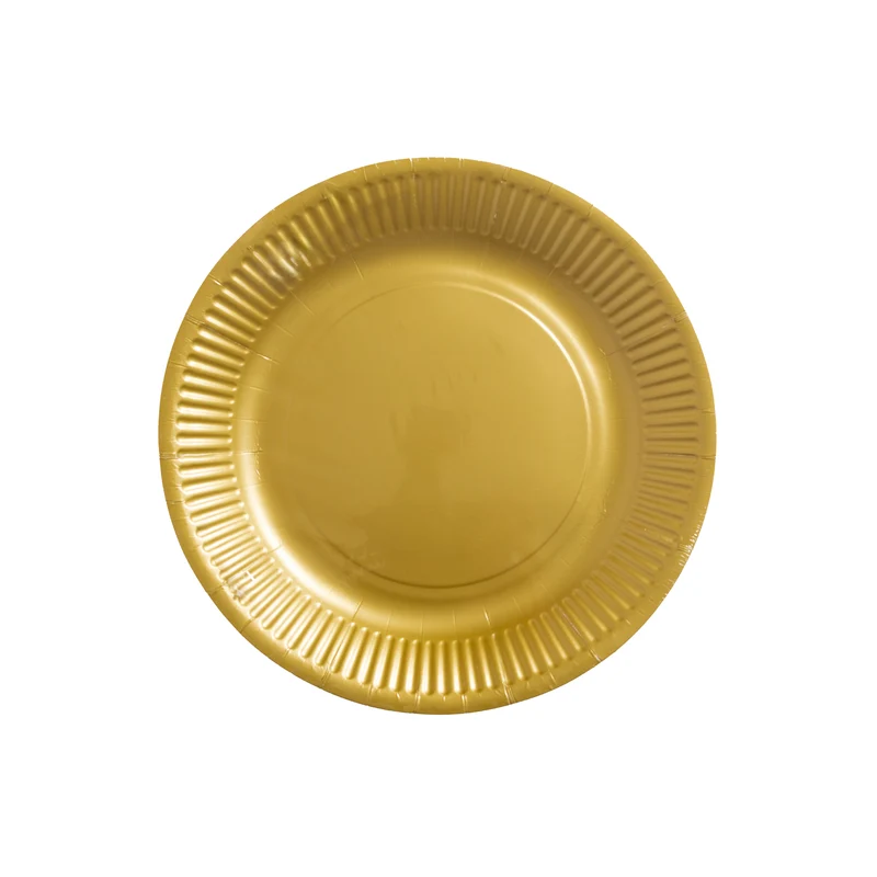 Gouden Bordjes 8st (23cm)