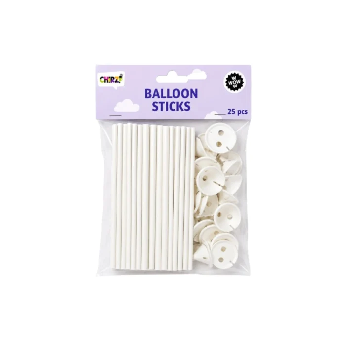 Ballonstokjes 25 stuks