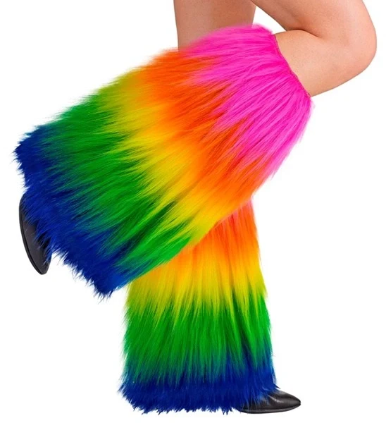 Beenwarmers pluche regenboog Sem