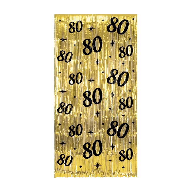 Deurgordijn 80 jaar 200 x 100 cm