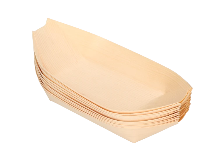 Schaal groot hout 10 stuks