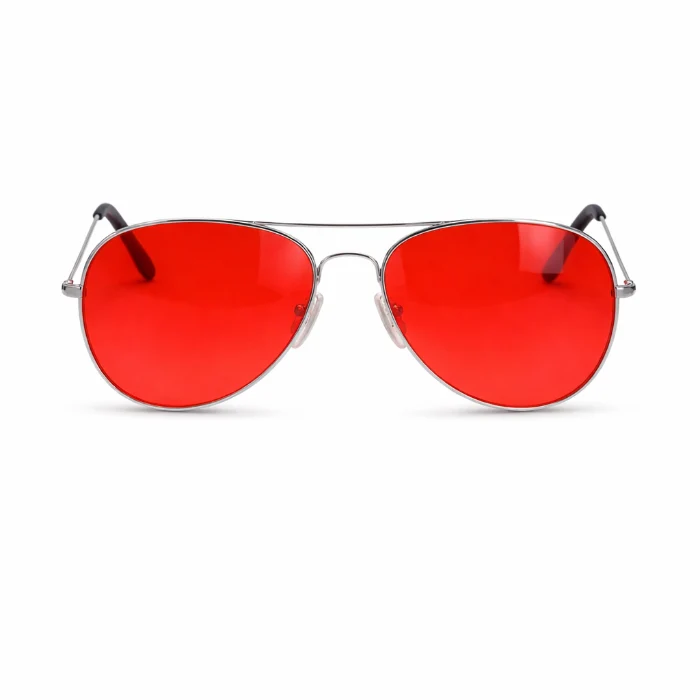 Partybril piloot rood