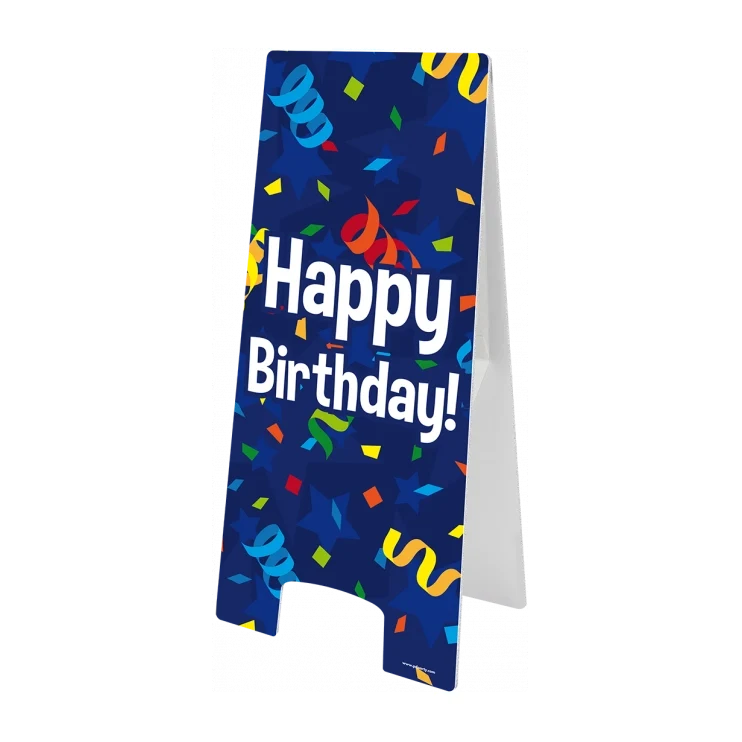 Happy Birthday Cartoon - Warningsign