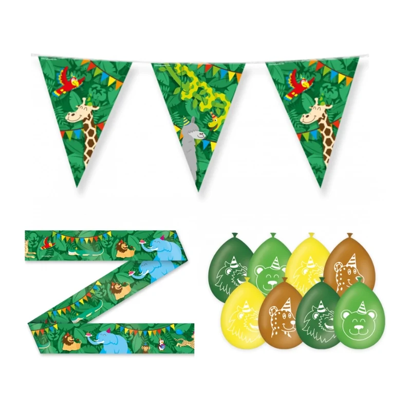 Jungle Dieren Versiering pakket - S