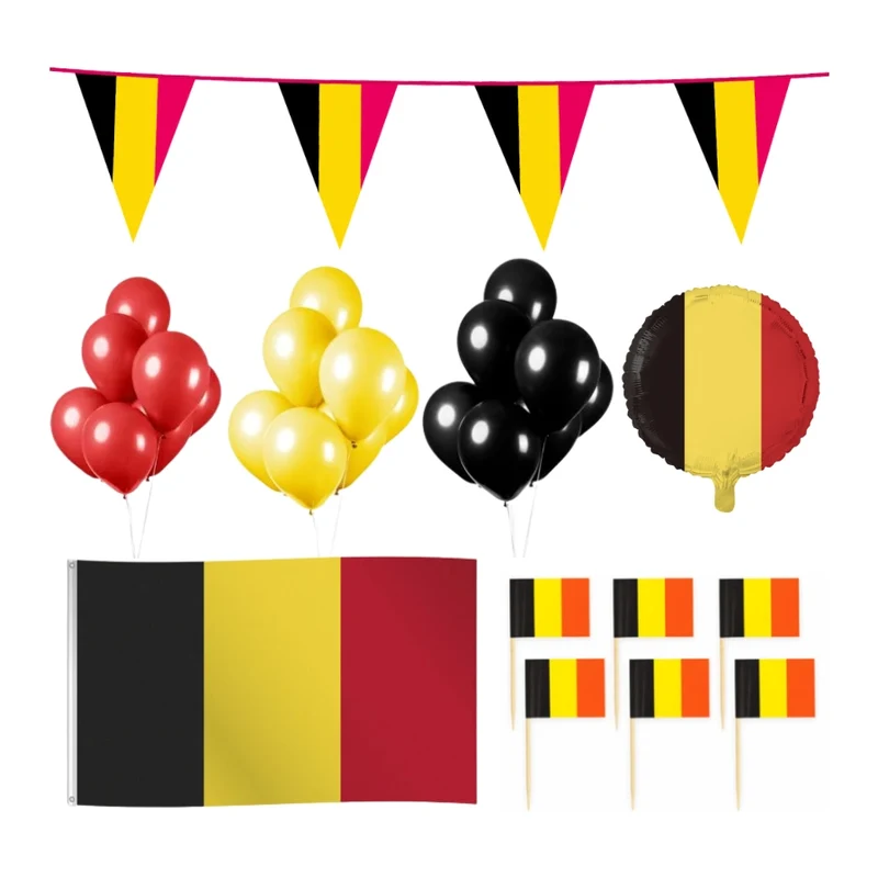 Belgie Versiering pakket - L