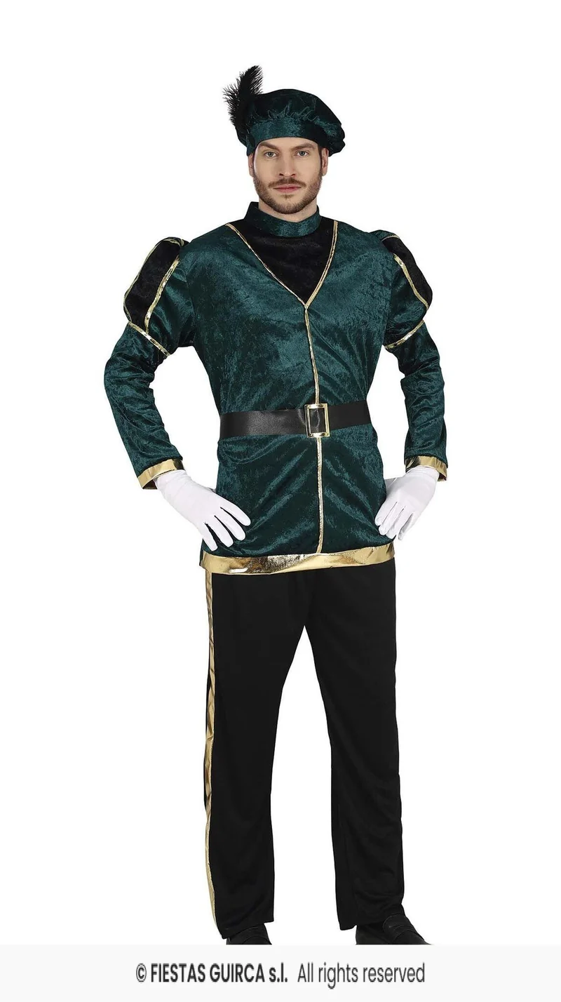 Hoofdpiet Kostuum Groen/Zwart