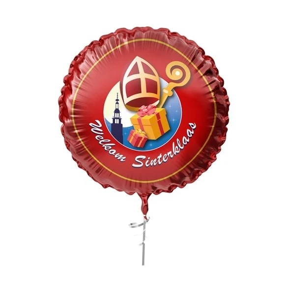 Folieballon Welkom Sinterklaas 45cm