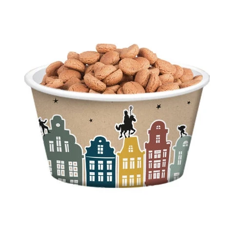 Snoepbakjes 'Welkom Sint & Piet' 250ml - 5 stuks