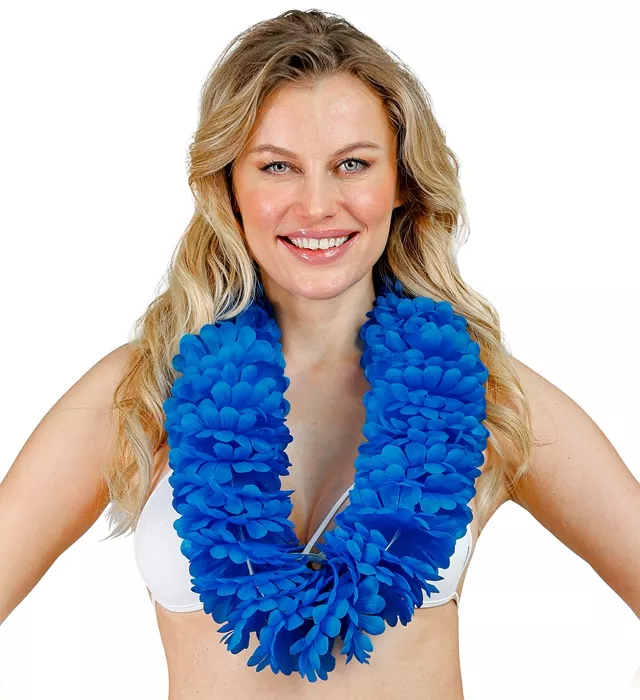 Hawaii krans blauw Milan
