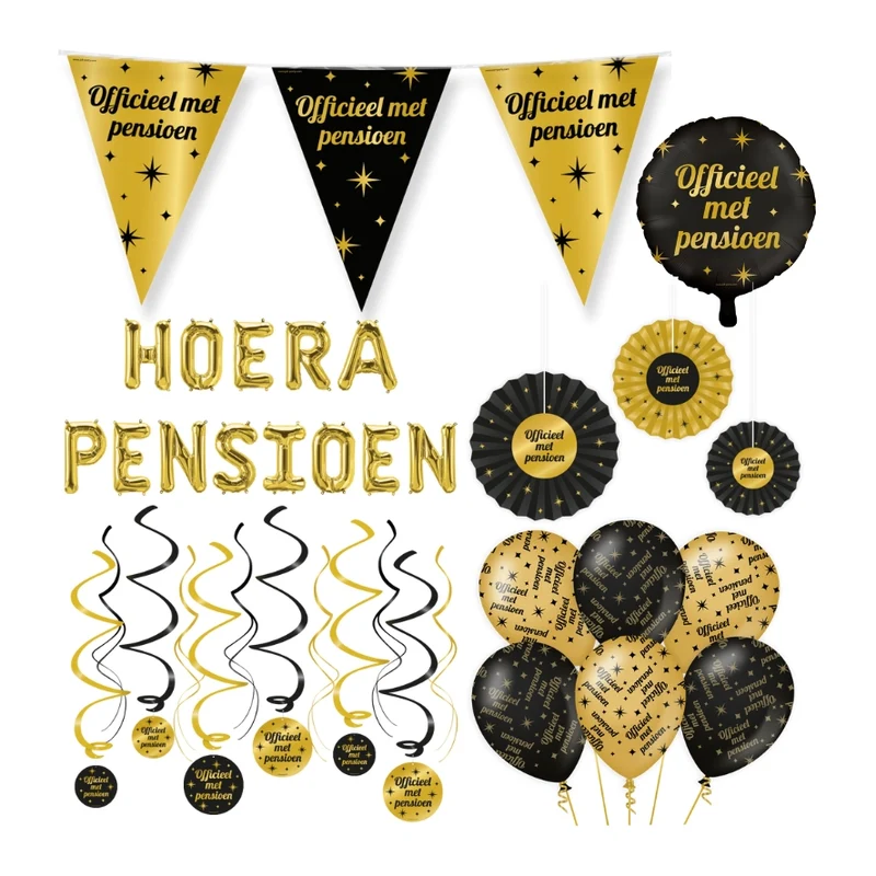 Pensioen Classy Versiering pakket - L