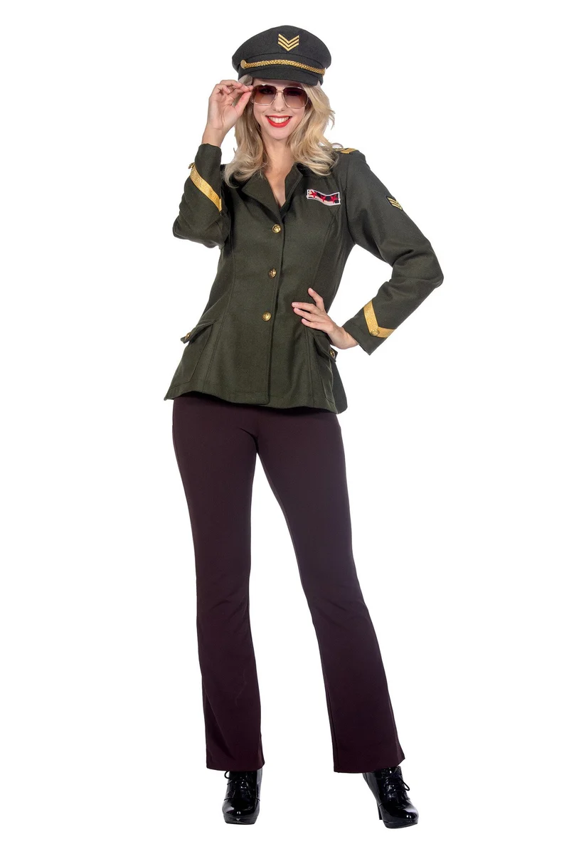 Luxe legerofficier Jas Dames
