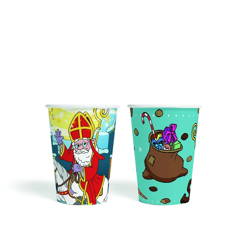 Bekers Sinterklaas & Ozosnel Cartoon (8st)