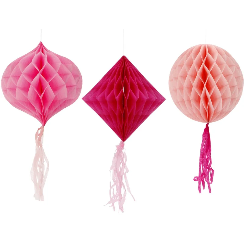 Honeycomb Set Perfect Pink 3-Delig