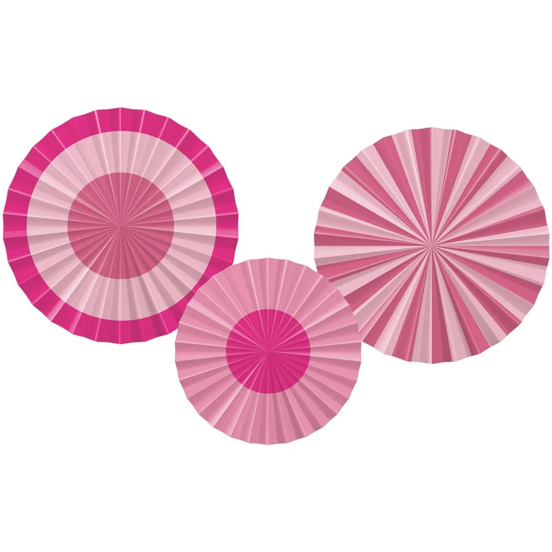 Deco Waaier Set Perfect Pink (3st)