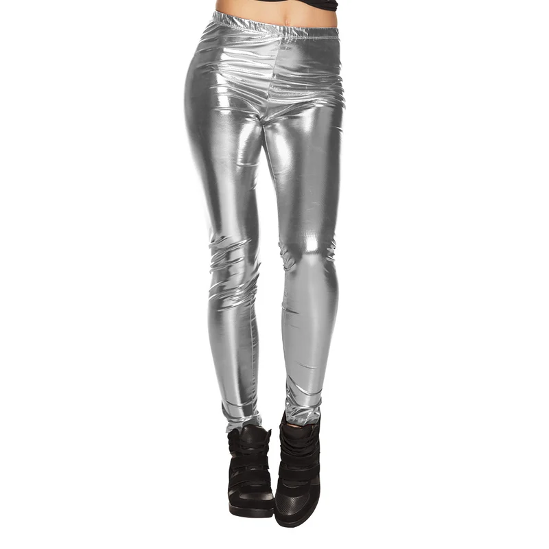 Legging Metallic zilver Aimee