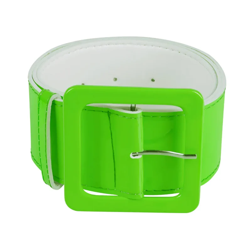 Retro Riem Neon Groen (115x5,5cm)