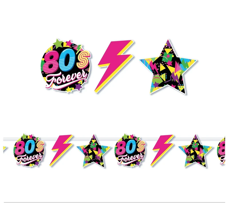 80's Forever Emblemen Party Slinger (3m)