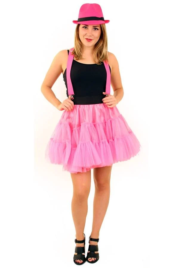 Roze petticoat 3 laags