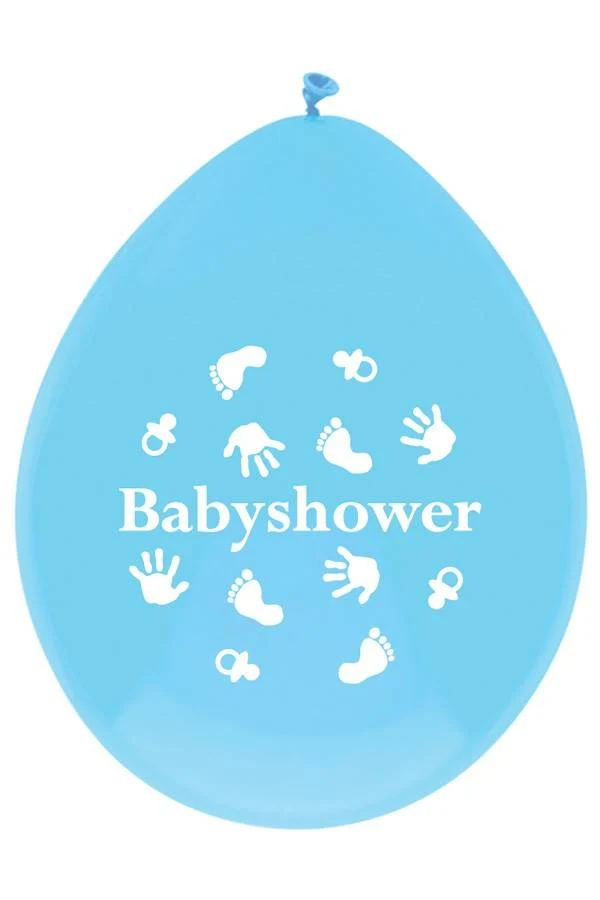 Blauwe ballonnen Babyshower jongen