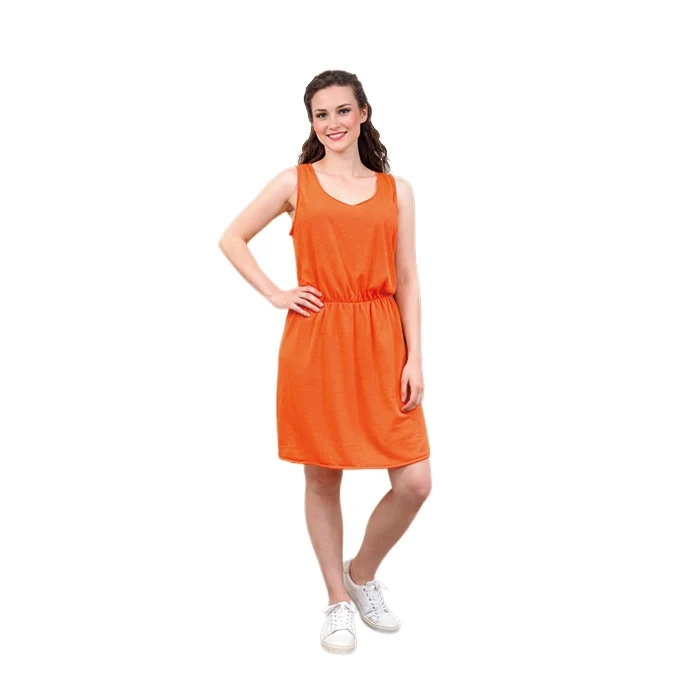Oranje jurkje one-size