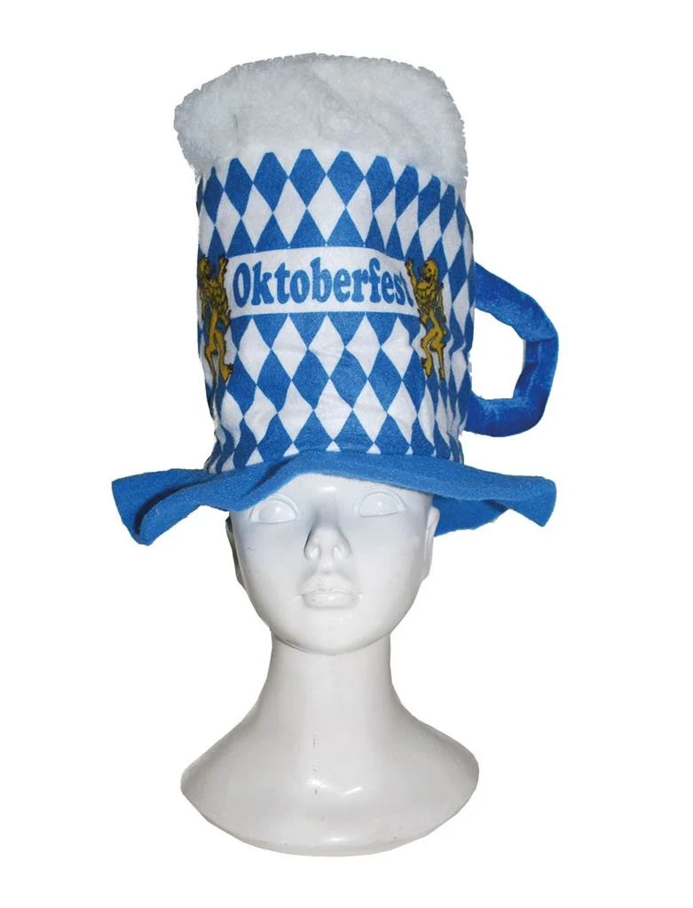 Hoeden in de vorm van een bierpul