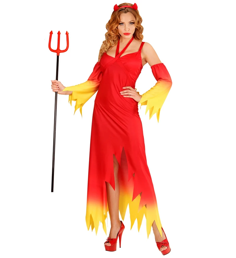 Vlammende duivelsjurkjes voor Halloween