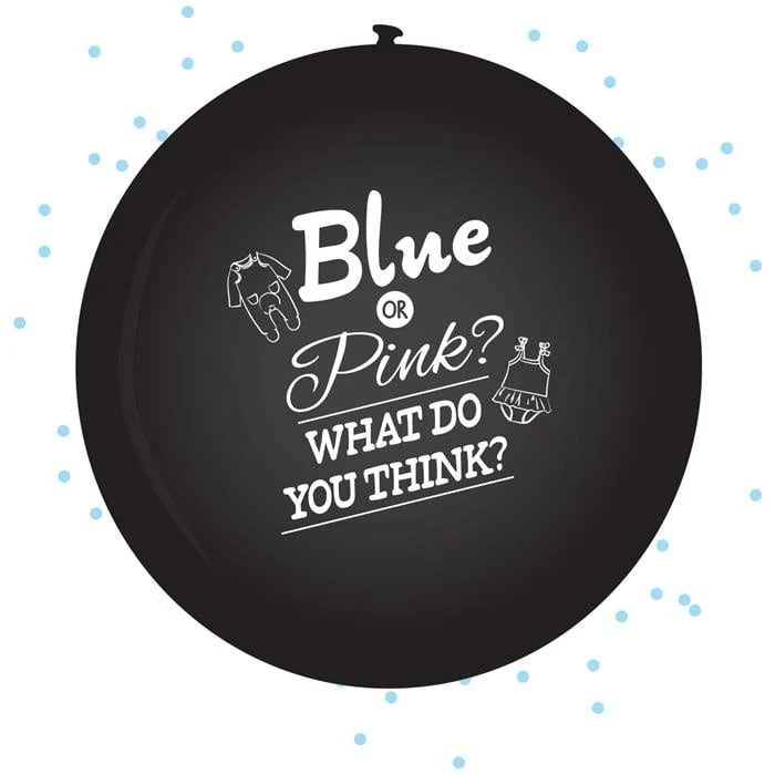 Gender Reveal Ballon Jongen - 60 cm