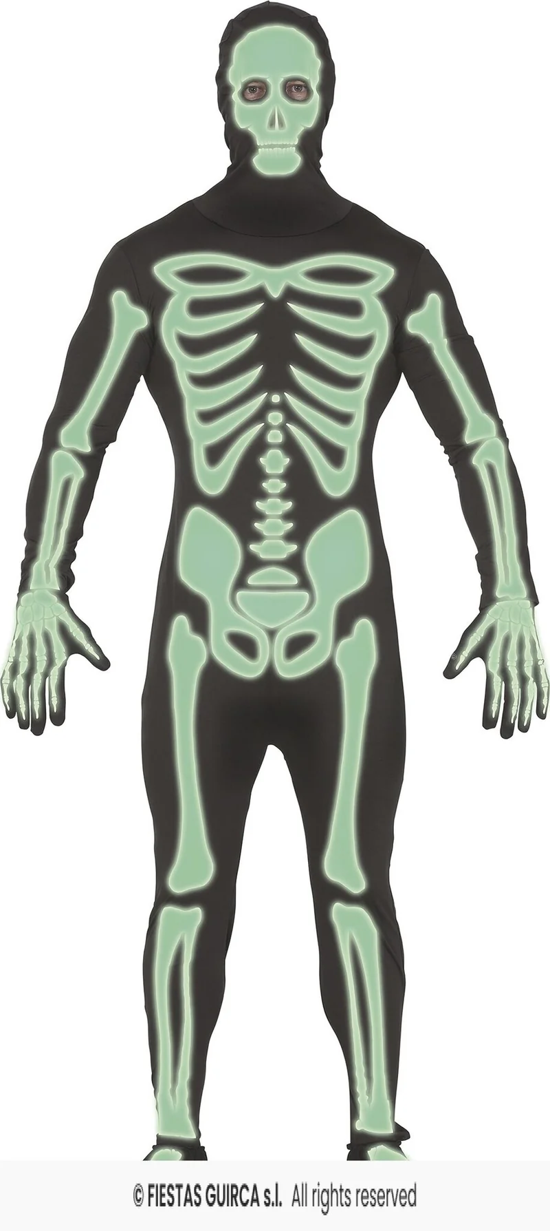 Glow In The Dark Morphsuit Skelet