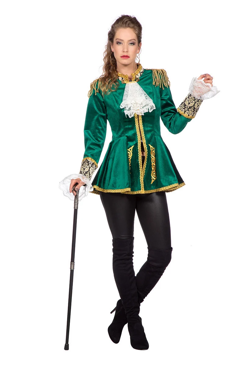 Luxe Jas Markiezin Groen Nijevelt