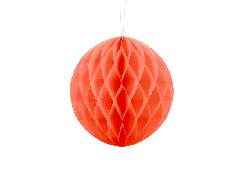 Honeycomb Bal oranje - 20cm
