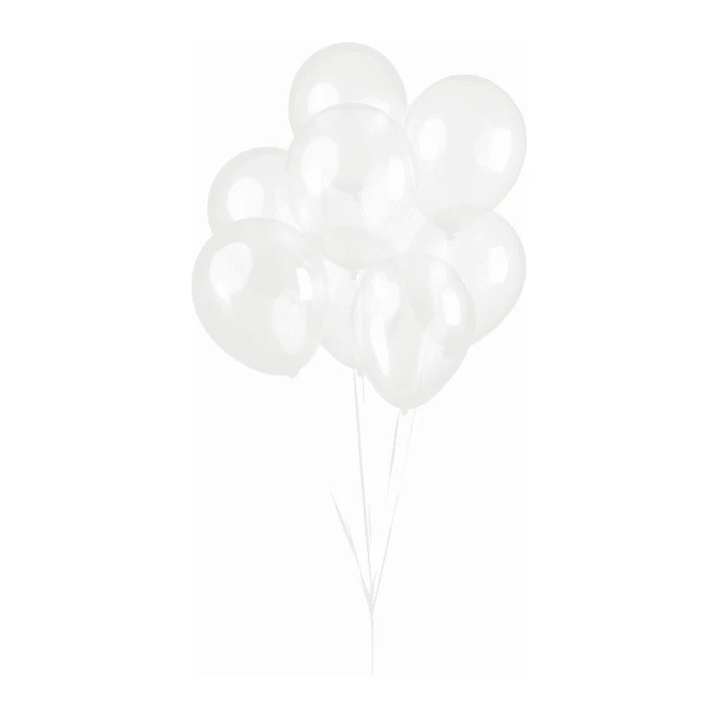 Ballonnen Doorzichtig - 25 stuks - 30cm