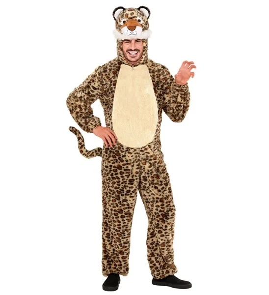 Plushe luipaard kostuum Leo