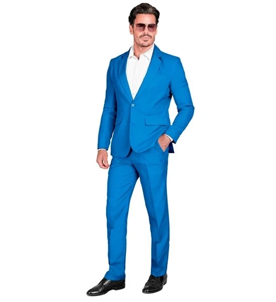 Kostuum blauw suit