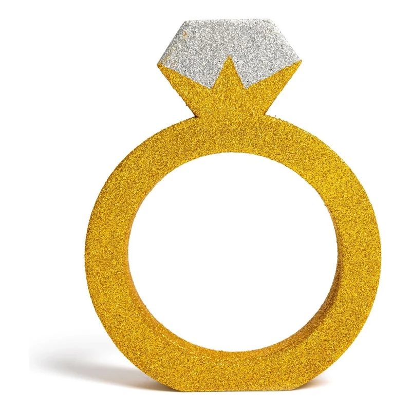 Tafeldecoratie Ring Goud 16x21x3cm