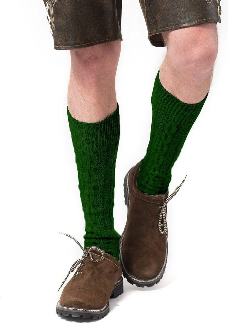Oktoberfest Kniesokken Groen Deluxe